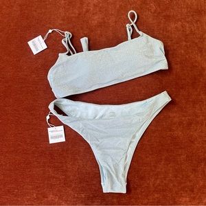 Monday Swimwear Tamarama Bottoms in Powder Blue